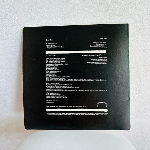 Vintage 1982 Frank Zappa Ship Arriving Too Late To Save A Drowning Witch LP - Picture 2 of 12